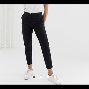 ASOS linen cigarette trousers